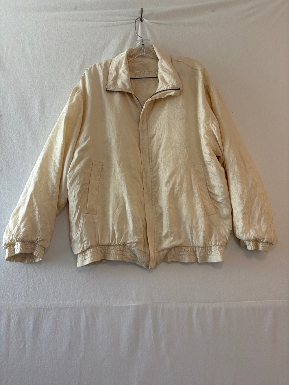 Fuda international vintage silk bomber jacket